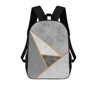 sinyumoney Golden Art 2 Mochila Infantil, Mochila Escolar Infantil, Mochilas Escolares Impresas En 3D Para Niños Y Estudiantes Adolescentes 17inch