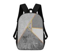 sinyumoney Golden Art 4 Mochilas Infantiles Impresas En 3D, Mochilas De Moda Informales, Mochilas De Viaje Bonitas, Mochilas Informales Para Exteriores Para Niños Y Niñas 17inch