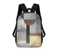 sinyumoney Golden Art 6 Mochila Escolar Infantil Impresa En 3D Para Niños, Mochilas De Viaje, Bolsas Para Libros, Mochila Escolar Infantil 17inch