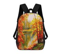 sinyumoney Golden Autumn Mochila Escolar Para Niñas Mochila Impermeable Mochila Informal De Día Mochila Ligera Para Niño Y Niña Mochila Escolar 17inch