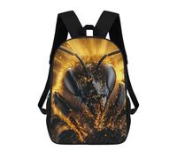 sinyumoney Golden Bee Close-Up Mochila Escolar Ligera Para Aeropuerto Y Universidad Para Estudiantes. Mochila Para La Escuela/trabajo/viajes 17inch