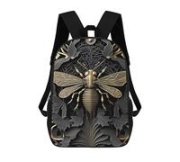 sinyumoney Golden Bee Nature Mochila Escolar Ligera Para Aeropuerto Y Estudiantes Universitarios: Perfecta Para Viajes, Trabajo Y Uso Diario 17inch