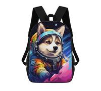 Sinyumoney Golden Bee with Flowers Mochila ligera e informal para el día, ideal para la escuela, para hombres y mujeres, Estilo 8., 17"