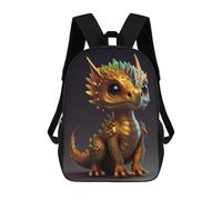 sinyumoney Golden Dragon Figurine Mochila Escolar Mochilas Escolares Para Niñas Y Niños Mochila Con Bolsillo Mochila Escolar De Moda Para Niños 17inch