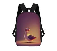 sinyumoney Golden Duckling Illustration Mochila Escolar Infantil Impresa En 3D, Mochila Informal De Moda Para Niños, Mochila De Viaje De Alta Capacidad Para Libros Para Niños 17inch
