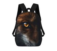 sinyumoney Golden Eye of The Wild Mochila, Mochila Escolar Impresa En 3D, Bolsa Para El Almuerzo Escolar, Mochila De Viaje, Mochila Para Amigos, Mochila Escolar Para Niñas Y Niños 17inch