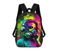 sinyumoney Golden Fantasy E-girl - Mochila escolar para ordenador o escuela, trabajo, viajes, perfecta para viajes, trabajo y uso diario, Estilo 18., 17"