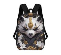 sinyumoney Golden Fox Art Print Animal Mochila Escolar, De Negocios, Para Portátil, Unisex, Informal, Para Adolescentes, Chicas, Chicos, Mujeres Y Hombres 17inch