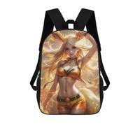 sinyumoney Golden Fox Ears Fantasy Artwork Mochila Escolar, Mochila Para Portátil, Mochila Para Niños/niñas/adolescentes 17inch