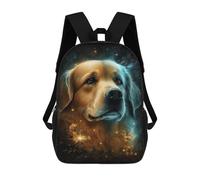 sinyumoney Golden Galaxy Pup Mochila Grande Para Portátil Resistente Al Agua Para La Escuela - Perfecta Para Viajes, Trabajo Y Uso Diario 17inch