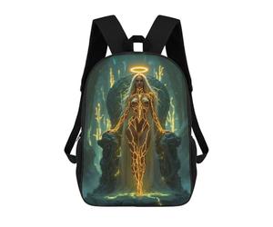 sinyumoney Golden Goddess Mochila Escolar, Mochila De Viaje, Mochila Universitaria, Mochilas Para El Campus, Actividades Al Aire Libre, Viajes Y Deportes 17inch