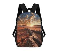 sinyumoney Golden Hour at Desert Mochila Infantil, Mochila Escolar Para Niños Y Adolescentes, Mochila De Viaje, Mochila Escolar, Mochila Para Libros 17inch