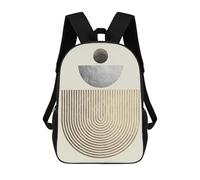 sinyumoney Golden Lines 03 Mochila Escolar, Mochila De Día, Mochila De Negocios, Mochila Impermeable Para Libros Para Hombres/mujeres 17inch