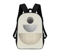 sinyumoney Golden Lines 05 Mochila, Mochila Escolar Impresa En 3D, Bolsa Para El Almuerzo Escolar, Mochila De Viaje, Mochila Para Amigos, Mochila Escolar Para Niñas Y Niños 17inch