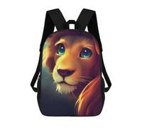 sinyumoney Golden Lion Majesty -2 Mochila Escolar Para Niñas Mochila Impermeable Mochila Informal De Día Mochila Ligera Para Niño Y Niña Mochila Escolar 17inch