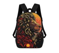 sinyumoney Golden Lion Majesty -3 Mochila Escolar Infantil Estampada Para Adultos Y Niños, Mochila De Viaje Para El Día A Día 17inch