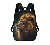sinyumoney Golden Lion Majesty -5 Mochila Para Niños, Adolescentes Y Estudiantes, Mochilas Para Niñas, Mochilas Para Niños Pequeños, Primaria Y Secundaria 17inch