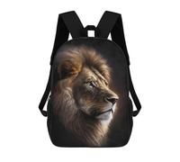 sinyumoney Golden Lion Majesty Mochila Escolar Infantil Impresa En 3D Para Niños, Mochila De Viaje De Alta Capacidad, Mochilas Para Libros De 17 Pulgadas Para Niños