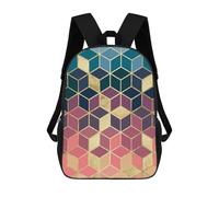 sinyumoney Golden Mosaic Mochilas Infantiles Mochila Escolar Mochila Impresa En 3D Para Niños Mochilas De Viaje Bolsas Para Libros Mochila Escolar Para Niños 17inch