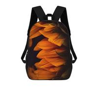 sinyumoney Golden Petals Mochilas Para Niños Mochila Escolar Mochila Escolar Impresa En 3D Para Niños Estudiantes De Primaria Y Secundaria 17inch