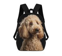sinyumoney Golden Poodle Dog Breed Mochila Escolar Infantil Impresa En 3D Para Niños, Mochila De Viaje De Alta Capacidad, Mochilas Para Libros De 17 Pulgadas Para Niños