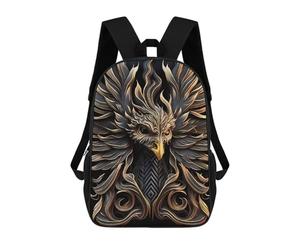 sinyumoney Golden Queen Phoenix Mochila Escolar Resistente Al Agua, Mochila De Viaje, Bolsa Para Computadora - Perfecta Para Viajes, Trabajo Y Uso Diario 17inch