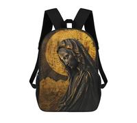 sinyumoney Golden Religious Icon Painting Mochila Escolar Ligera Para Aeropuerto Y Universidad Para Estudiantes. Mochila Para La Escuela/trabajo/viajes 17inch