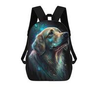 sinyumoney Golden Retriever Dog Dear Mochilas Infantiles Impresas En 3D, Mochilas De Moda Informales, Mochilas De Viaje Bonitas, Mochilas Informales Para Exteriores Para Niños Y Niñas 17inch