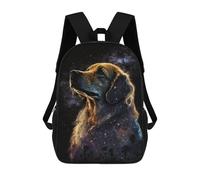 sinyumoney Golden Retriever Galaxy Art Print-11 Mochila Escolar, Mochila De Negocios, Mochila Impermeable Para Libros, Para Acampar, Aventuras Al Aire Libre Y Viajes Diarios 17inch