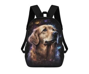sinyumoney Golden Retriever Galaxy Art Print-2 Mochila De Viaje Para La Universidad Mochilas Para La Escuela/trabajo/viajes 17inch
