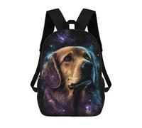 sinyumoney Golden Retriever Galaxy Art Print-5 Mochila Escolar, Bolso Resistente Para Portátil, Ideal Para Acampar, Aventuras Al Aire Libre Y Viajes Diarios 17inch