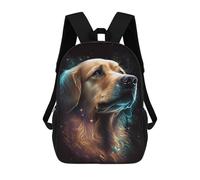 sinyumoney Golden Retriever Galaxy Art Print Mochilas Escolares Y De Negocios, Bolso Resistente Para Portátil Para Hombres/mujeres 17inch