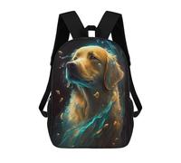 sinyumoney Golden Retriever in Water Mochila Infantil, Mochila Escolar Infantil, Mochilas Escolares Impresas En 3D Para Niños Y Estudiantes Adolescentes 17inch