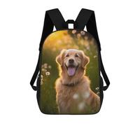 sinyumoney Golden Retriever Style 8 Mochila Escolar Infantil Impresa En 3D Para Niños, Mochilas De Viaje, Bolsas Para Libros, Mochila Escolar Infantil 17inch