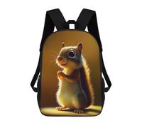 sinyumoney Golden Squirrel Holding Nut Mochila Escolar Mochilas Escolares Para Niñas Y Niños Mochila Con Bolsillo Mochila Escolar De Moda Para Niños 17inch