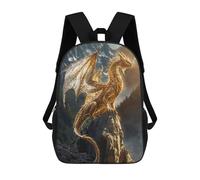 sinyumoney Golden Sunbeam Dragon Mochila Escolar Mochila Para Niñas Y Niños Mochilas De Gran Capacidad Mochilas Ligeras Para Niños Y Estudiantes 17inch