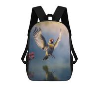 sinyumoney Goldfinch Bird Flying Mochila Infantil, Mochila Escolar Para Niños Y Adolescentes, Mochila De Viaje, Mochila Escolar, Mochila Para Libros 17inch