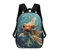sinyumoney Goldfish Mochila Escolar Para Niñas Mochila Impermeable Mochila Informal De Día Mochila Ligera Para Niño Y Niña Mochila Escolar 17inch