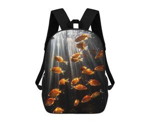 sinyumoney Goldfish Swimming in Sunlit Water Mochilas Escolares, Mochilas Para Portátil, Mochilas Para Camping, Aventuras Al Aire Libre Y Viajes Diarios 17inch