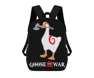 sinyumoney Goose Duck Funny Gaming Mochila Escolar, De Negocios, Resistente, Para Portátil, Para Camping, Aventuras Al Aire Libre Y Viajes Diarios 17inch