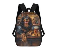 sinyumoney Gordon Setter Pint of Beer Mochila Escolar Infantil, Mochilas Impresas En 3D, Mochilas Escolares De Moda Para Niños De Primaria Y Secundaria 17inch