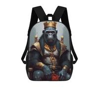sinyumoney Gorilla Charming Mochila Escolar, Mochila Informal, Mochila De Día, Mochila Escolar, De Trabajo Y De Viaje Para Hombres, Mujeres Y Adolescentes. 17inch