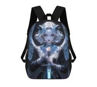 sinyumoney Gothic Angel with Sword Mochila Escolar, Mochila De Negocios, Mochila Impermeable Para Libros Para Hombres, Mujeres Y Adolescentes 17inch