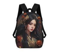 sinyumoney Grace in Gold Mochilas Para Niños Mochila Escolar Mochila Escolar Impresa En 3D Para Niños Estudiantes De Primaria Y Secundaria 17inch
