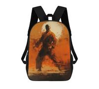 sinyumoney Graceful Karate Art Mochila Escolar Mochila Para Niños Impresa En 3D Mochilas Infantiles Para Niños Y Niñas Mochilas Escolares Mochilas De Viaje Para Niños 17inch