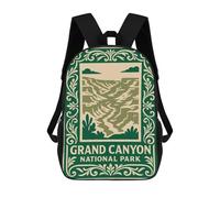 sinyumoney Grand Canyon National Park Illustration Mochilas Para Niños 17inch Mochila Escolar Mochila Escolar Impresa En 3D Para Niños De Primaria Y Secundaria