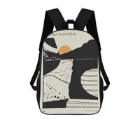 sinyumoney Grand Canyon National Park Minimalist Art Mochila Escolar, Secundaria, Preparatoria, Universidad, Mochila De Viaje Para El Campus, Viajes Al Aire Libre, Deportes 17inch