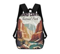sinyumoney Grand Canyon National Park Mochila Escolar De Moda Para Material Escolar, Mochila Impermeable Informal Para Niños/niñas/adolescentes 17inch