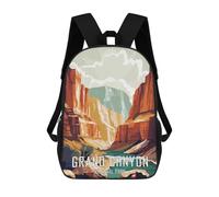 sinyumoney Grand Canyon National Park Mochila Infantil Para Niñas, Mochila Escolar 3D, Mochila Para Niños Pequeños, Mochila Informal De Día, Mochila Escolar De Moda 17inch
