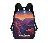 sinyumoney Grand Canyon Night Mochila Escolar Grande, Ligera E Informal: Perfecta Para Viajes, Trabajo Y Uso Diario 17inch